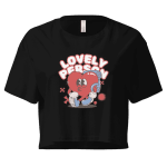 Lovely Person Cropped T-Shirt Design